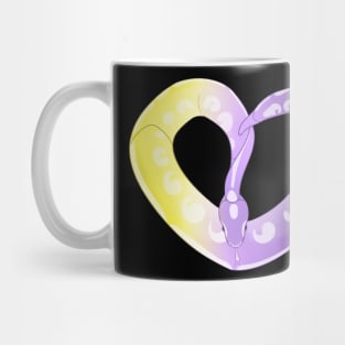 Ball Python Heart (NB Pride Design) Mug